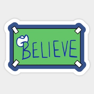 Mavs Believe Sticker